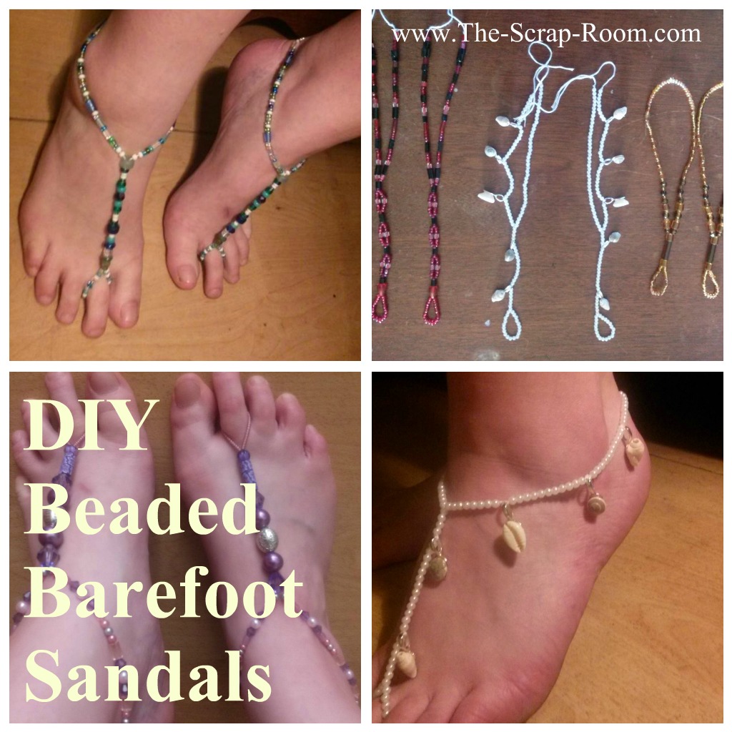 Barefoot Beaded Sandals Diy