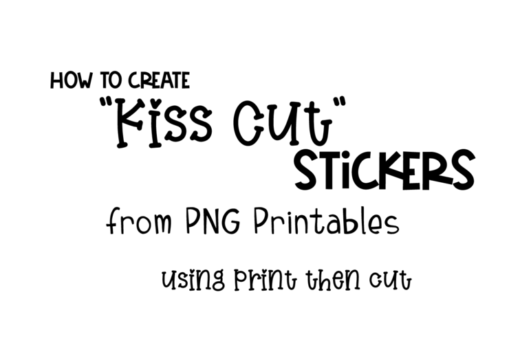 Sticker Sheets - Kiss cut and printed with your designs, finished